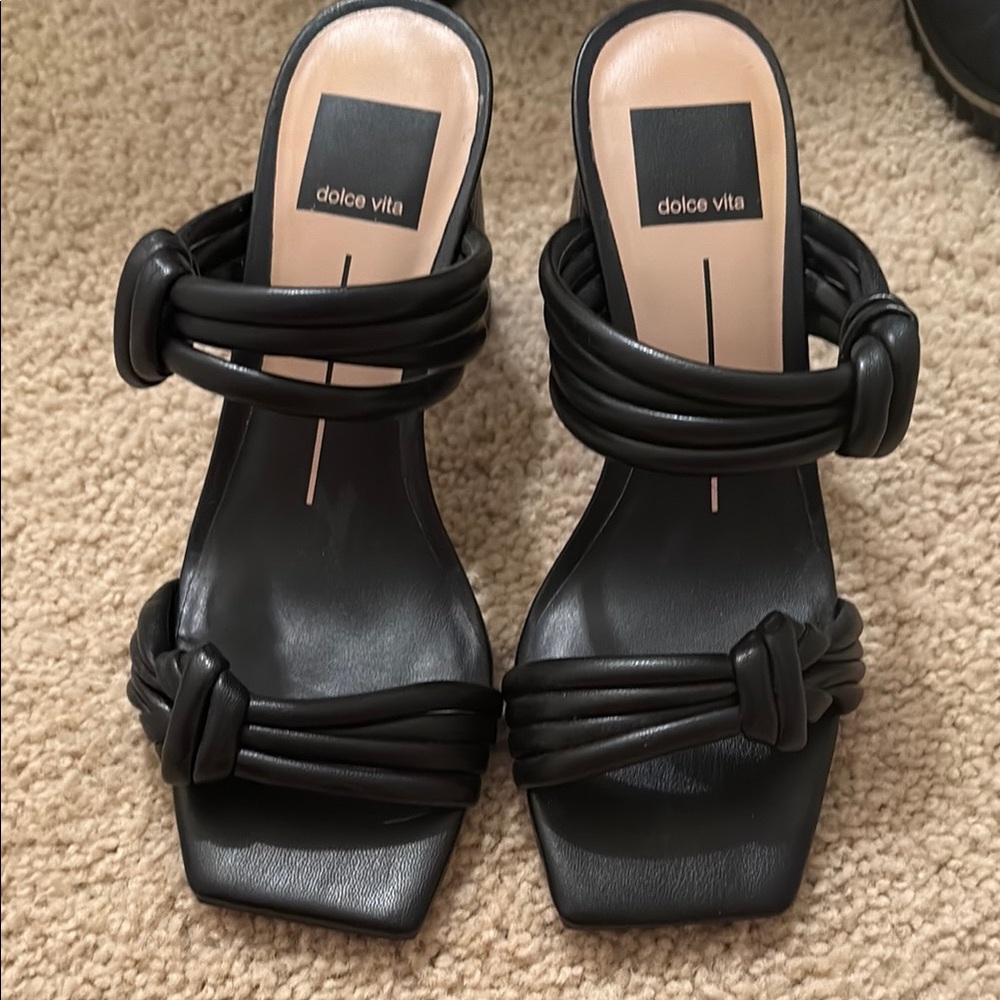 Dolce Vita Black Women's Sandals